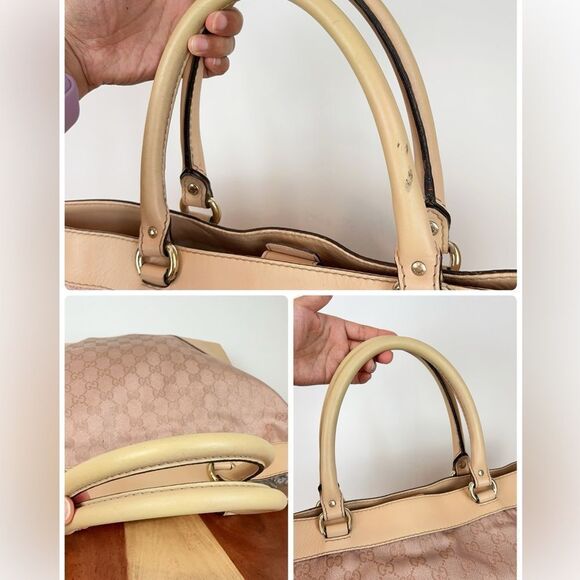 Pre-Owned Gucci Monogram Lovely Heart Top Handle Pink - Picture 11 of 12